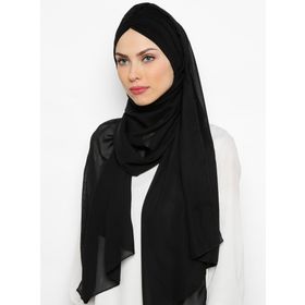 Vera Bone Drape Siyah Hazır Türban