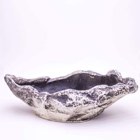 Veramaya 27x8.5x15 cm Beton Gondol Sukulent Çiçeklik