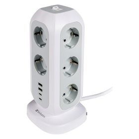 Verbatim EUPT-01 EU 11XAC/2XUSB/2XType-C Çok Fişli Güç Kulesi