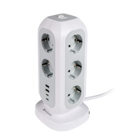 Verbatim EUPT-01 EU 11XAC/2XUSB/2XType-C Çok Fişli Güç Kulesi