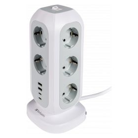 Verbatim EUPT-01 EU 11XAC/2XUSB/2XType-C Çok Fişli Güç Kulesi