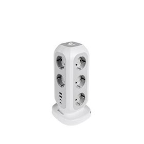 Verbatim EUPT-01 EU 11XAC/2XUSB/2XType-C Çok Fişli Güç Kulesi