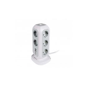 Verbatim EUPT-01 EU 11XAC/2XUSB/2XType-C Çok Fişli Güç Kulesi