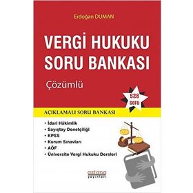 Vergi Hukuku Çözümlü Soru Bankası