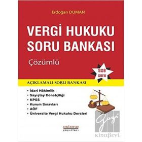 Vergi Hukuku Çözümlü Soru Bankası