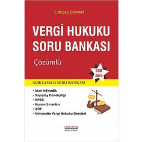 Vergi Hukuku Çözümlü Soru Bankası
