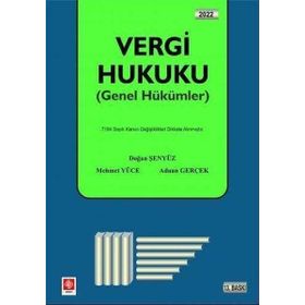 Vergi Hukuku Genel Hükümler Ekin Yayınevi