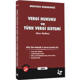 VERGI HUKUKU VE TÜRK VERGI SISTEMI (DERS NOTLARI) - KOLEKTIF
