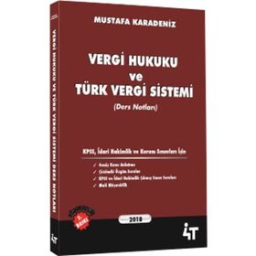 VERGI HUKUKU VE TÜRK VERGI SISTEMI (DERS NOTLARI) - KOLEKTIF