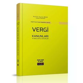 Vergi Kanunları ve Bağlantılı Kanunlar 2020 - Nurettin Bilici - Savaş Yayınları