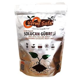 Vermisafa %100 Doğal Organik 2 kg Katı Solucan Gübresi