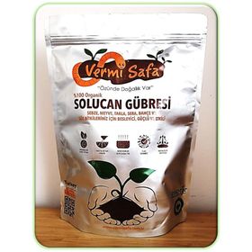 Vermisafa %100 Doğal Organik 2 kg Katı Solucan Gübresi