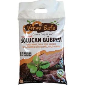 Vermisafa %100 Doğal Organik 3 kg Katı Solucan Gübresi