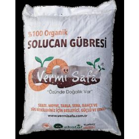 Vermisafa Organik 20 kg Katı Solucan Gübresi