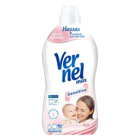 Vernel Max 1440 ml 60 Yıkama Sensitive Konsantre Çamaşır Yumuşatıcısı
