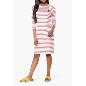 Vero Moda 10199399 Beyaz Kadın Elbise