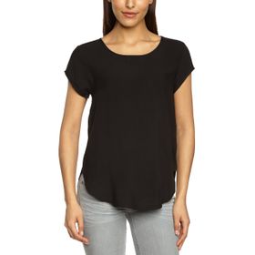 Vero Moda Boca Ss Blouse Noos Siyah C-N10 Kadın Üst Ve T-Shirt