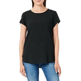 Vero Moda Boca Ss Blouse Noos Siyah C-N10 Kadın Üst Ve T-Shirt