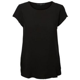 Vero Moda Boca Ss Blouse Noos Siyah C-N10 Kadın Üst Ve T-Shirt