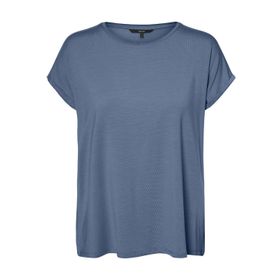 Vero Moda Vmava Plain Mavi Kadın T-Shirt