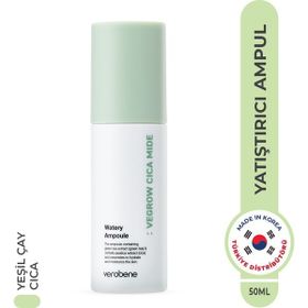 Verobene Vegrow Cica Mide Watery Ampoule Nemlendirici Onarıcı Kore 50 ml Ampul