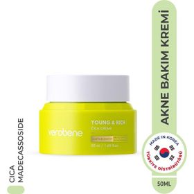 Verobene Young Rich Cica Cream Akne Karşıtı Cica İçerikli Nemlendirici Kore 50 ml Jel Krem