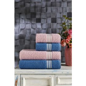 Veronica 4'lü Banyo Havlu Seti
