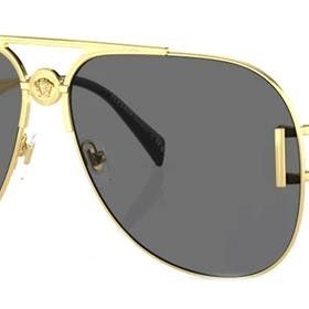 Versace 0VE2255 100287 63 Gold Unisex Güneş Gözlüğü