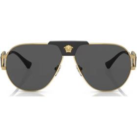 Versace 0VE252 100287 63 Siyah Unisex Güneş Gözlüğü