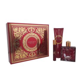 Versace 100 ml Eros Flame EDP Erkek Parfüm + 5 ml Mini Parfüm + 150 ml Duş Jeli