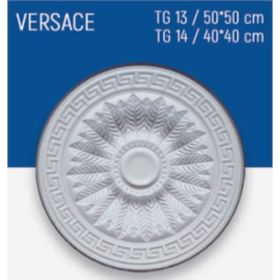 Versace Desenli Stropiyer 50 cm Tavan Lamba Göbeği
