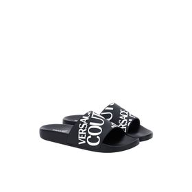 Versace Jeans 74YA3SQ1 Couture Siyah Erkek Terlik