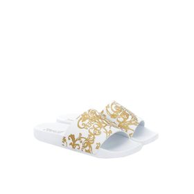 Versace Jeans Couture 74VA3SQ3ZS365G03 Beyaz Kadın Terlik