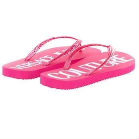 Versace Jeans Couture 74VA3SQ7ZS625PX0 Pembe Kadın Terlik