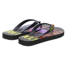 Versace Jeans Couture 74VA3SQ7ZS628M09 Siyah Kadın Terlik