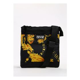 Versace Jeans Couture 75YA4B86 Siyah Altın Erkek 22x24x1 cm Postacı Çantası
