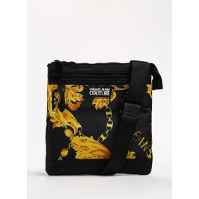 Versace Jeans Couture 75YA4B86 Siyah Altın Erkek 22x24x1 cm Postacı Çantası