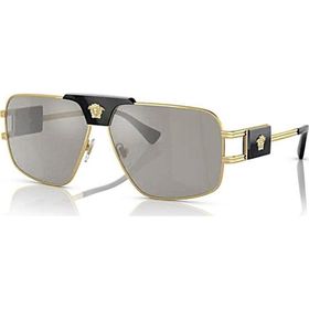 Versace VE 2251 10026G 63 Erkek Gold Metal Aynalı Güneş Gözlüğü