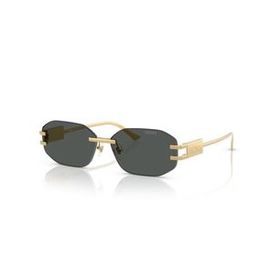 Versace Ve 2274 100287 58 Kadın Geometrik Gold Metal Güneş Gözlüğü