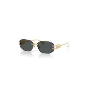 Versace Ve 2274 100287 58 Kadın Geometrik Gold Metal Güneş Gözlüğü