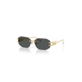 Versace Ve 2274 100287 58 Kadın Geometrik Gold Metal Güneş Gözlüğü