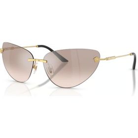 Versace VE 2281 10028Z 64 Çekik Gold Metal Kadın Güneş Gözlüğü