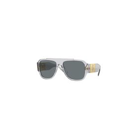 Versace VE 4436U 530580 57 Erkek Şeffaf Gri Kemik Güneş Gözlüğü