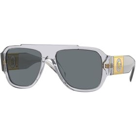Versace VE 4436U 530580 57 Erkek Şeffaf Gri Kemik Güneş Gözlüğü