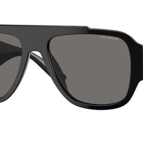 Versace VE 4436U GB181 57 Polarize Erkek Siyah Kemik Güneş Gözlüğü