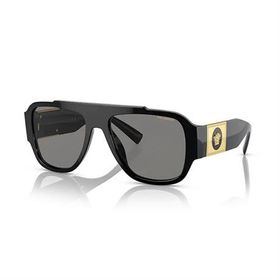 Versace VE 4436U GB181 57 Polarize Erkek Siyah Kemik Güneş Gözlüğü