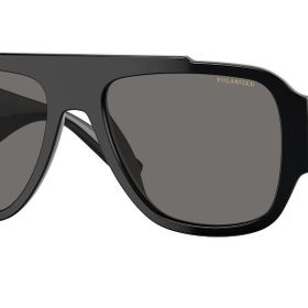Versace VE 4436U GB181 57 Polarize Erkek Siyah Kemik Güneş Gözlüğü