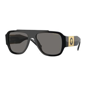 Versace VE 4436U GB181 57 Polarize Erkek Siyah Kemik Güneş Gözlüğü