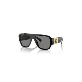 Versace VE 4436U GB181 57 Polarize Erkek Siyah Kemik Güneş Gözlüğü