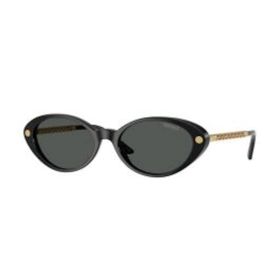 Versace VE 4469 GB187 54 Oval Siyah Kombine Kadın Güneş Gözlüğü